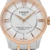 T-Classic Chemin Des Tourelles Silverfärgad/Roséguldstonat stål Ø39 mm