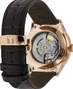 T-Classic Chemin Des Tourelles Silverfärgad/Läder Ø39 mm