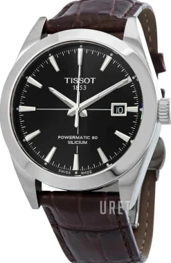 T-Classic Svart/Läder Ø40 mm