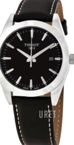 T-Classic Svart/Läder Ø40 mm