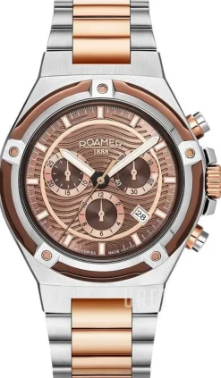 Tempomaster Roséguldstonad/Roséguldstonat stål Ø42 mm