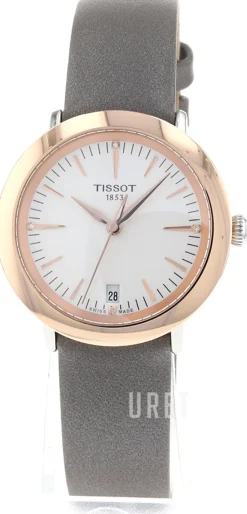 T-Gold Antikvit/Läder Ø33 mm