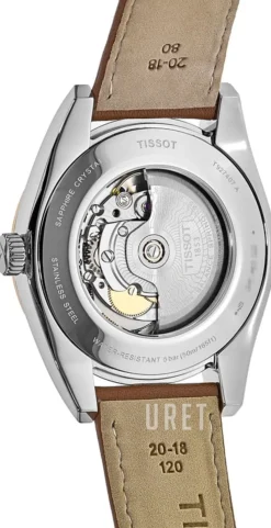 T-Gold Beige/Läder Ø40 mm