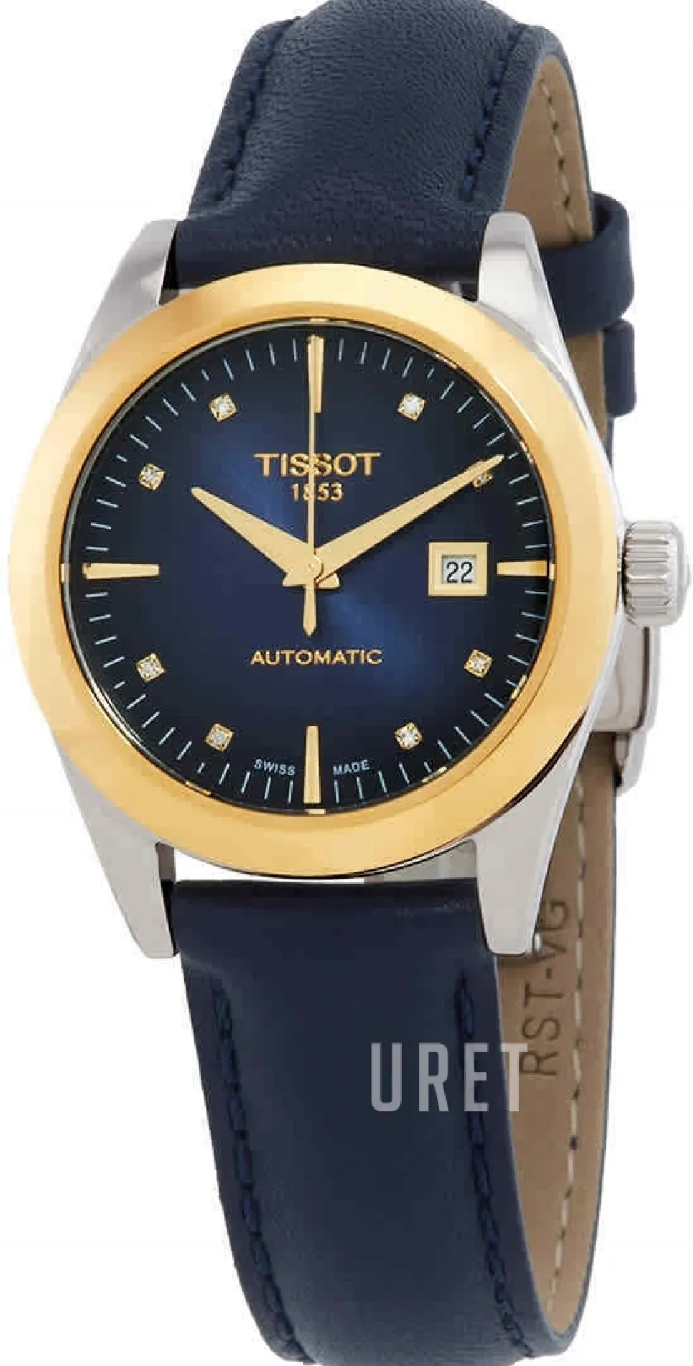 T-Gold Blå/Läder Ø29 mm