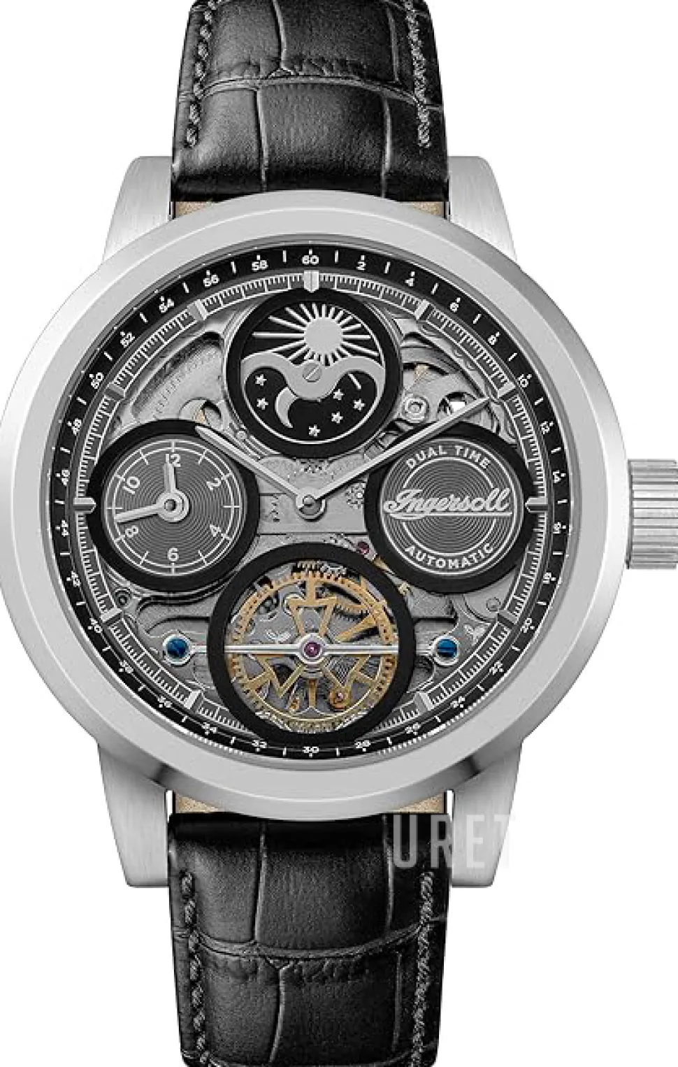 The Arc Grå/Läder Ø44 mm