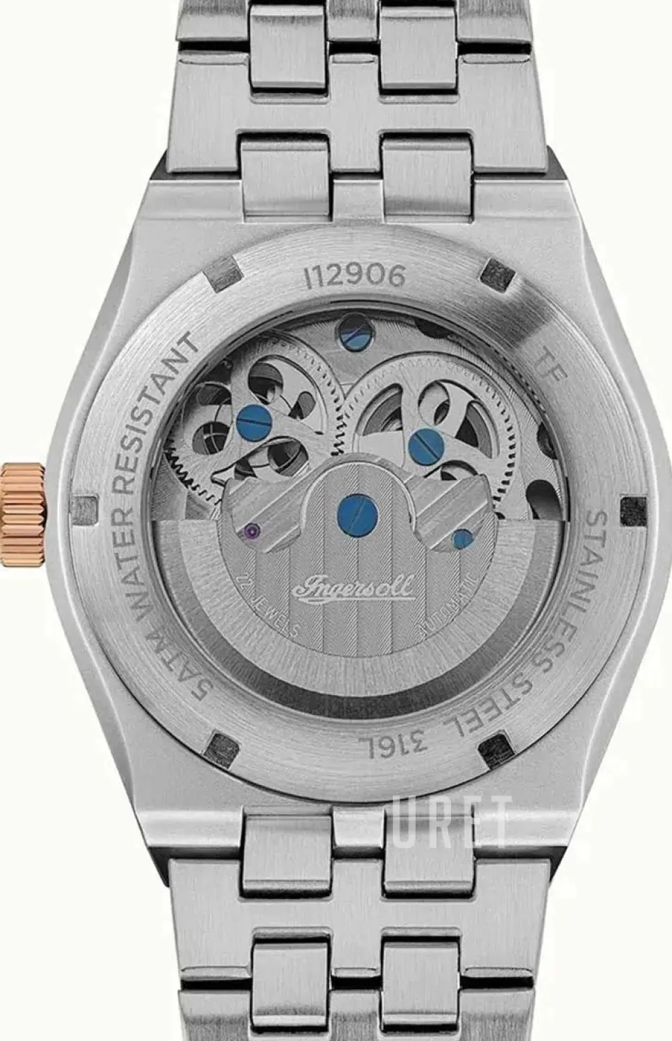 The Broadway Silverfärgad/Roséguldstonat stål Ø43 mm