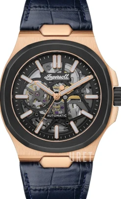 The Catalina Svart/Läder Ø44 mm