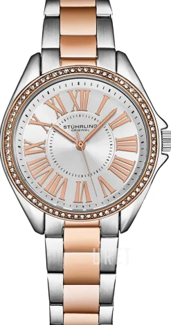 The Dynasty Silverfärgad/Roséguldstonat stål Ø40 mm