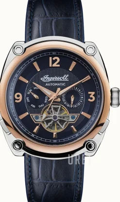 The Michigan Blå/Läder Ø45 mm