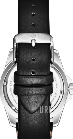 The Morse Svart/Läder Ø42 mm