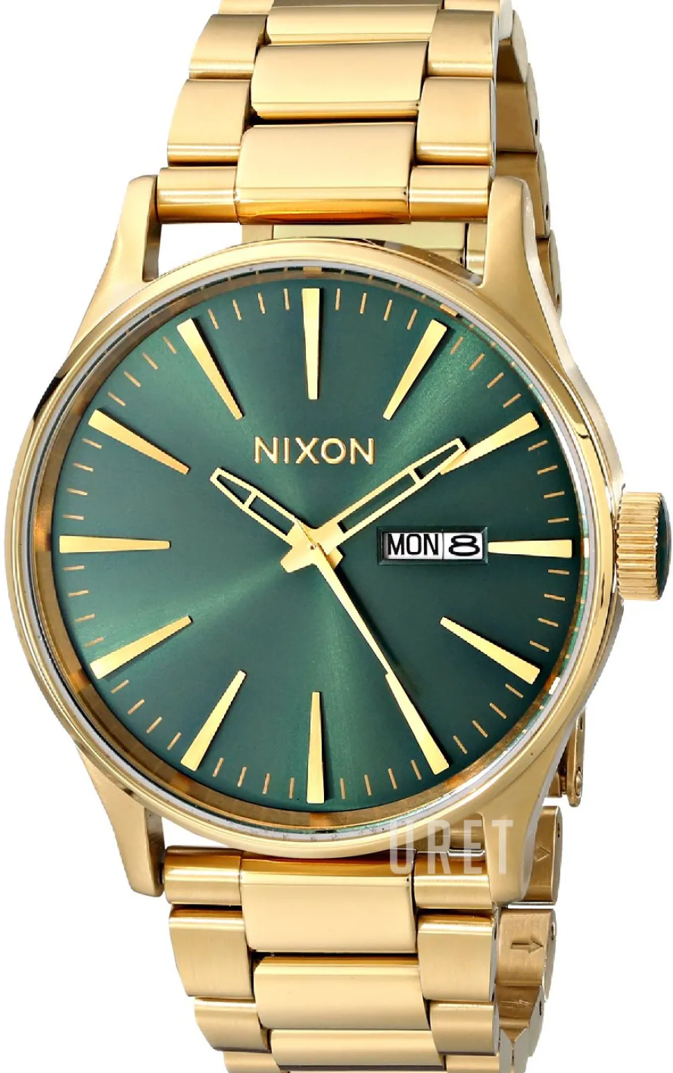 The Sentry Grön/Gulguldtonat stål Ø42 mm