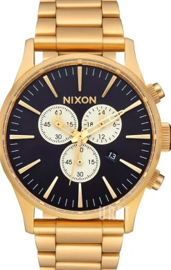 The Sentry Svart/Gulguldtonat stål Ø42 mm