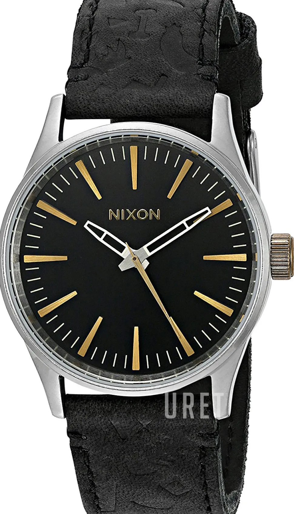 The Sentry Svart/Läder Ø38 mm