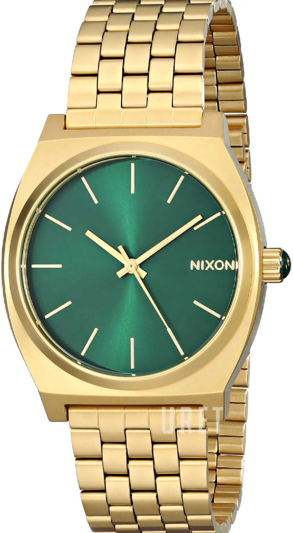 The Time Teller Grön/Gulguldtonat stål