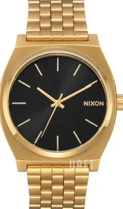 The Time Teller Svart/Gulguldtonat stål