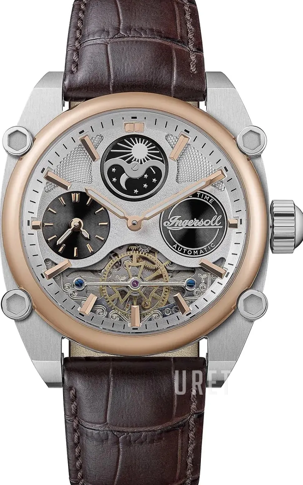 The Varsity Silverfärgad/Läder Ø45 mm