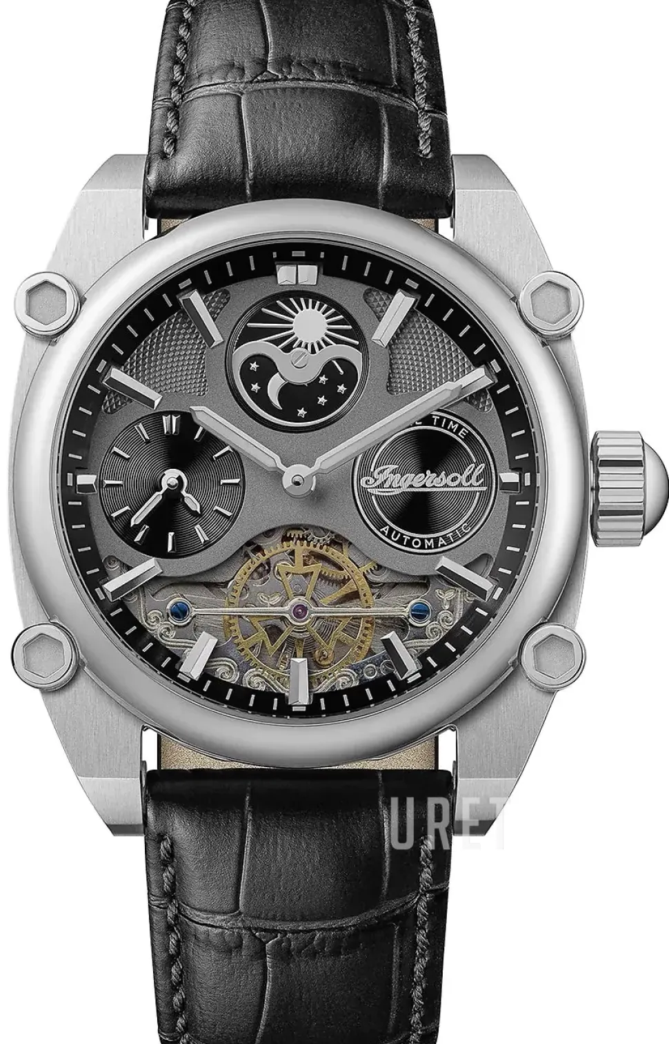 The Varsity Silverfärgad/Läder Ø45 mm