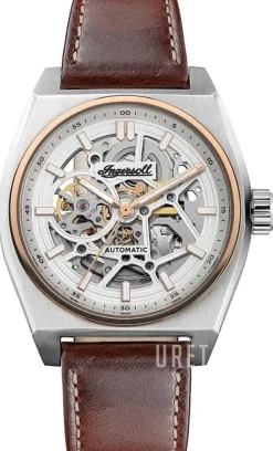 The Vert Silverfärgad/Läder Ø43 mm