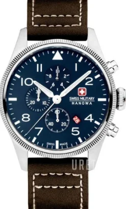 Thunderbolt Blå/Läder Ø43 mm