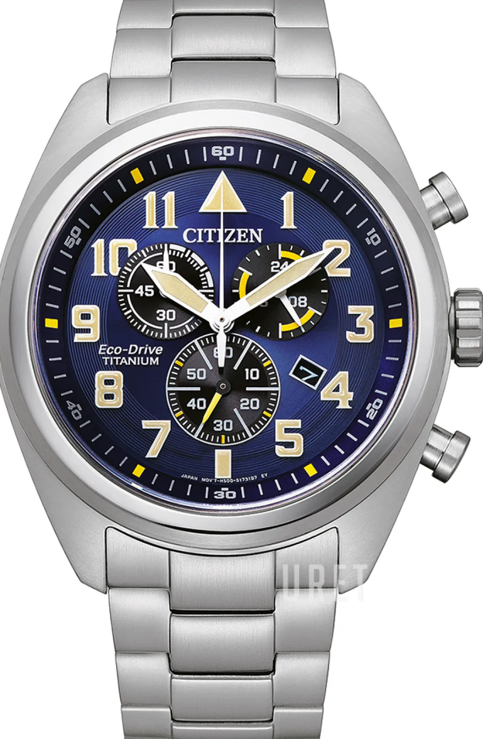 Titanium Blå/Titan Ø43 mm