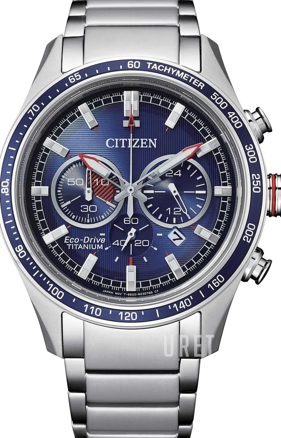 Titanium Blå/Titan Ø43 mm