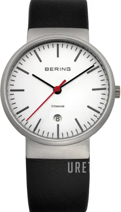 Titanium Vit/Läder Ø37 mm