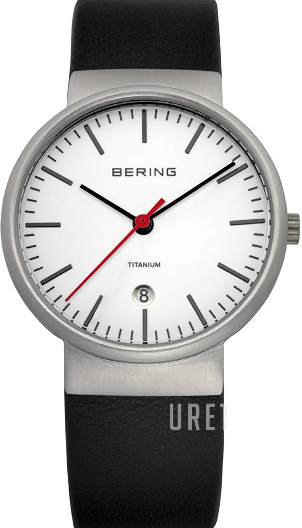 Titanium Vit/Läder Ø37 mm