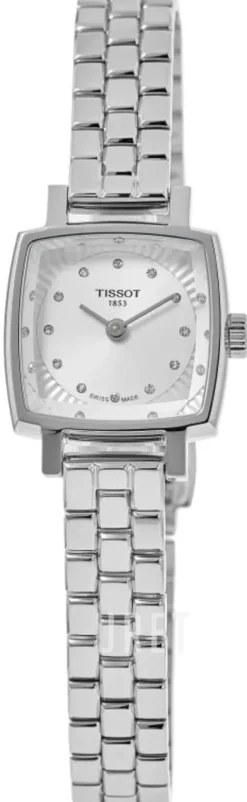 T-Lady Lovley Square Silverfärgad/Stål 20x20 mm