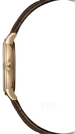 Toccata Roséguldstonad/Läder Ø29 mm