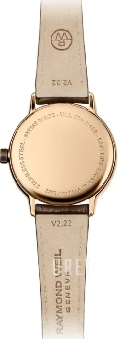 Toccata Roséguldstonad/Läder Ø29 mm