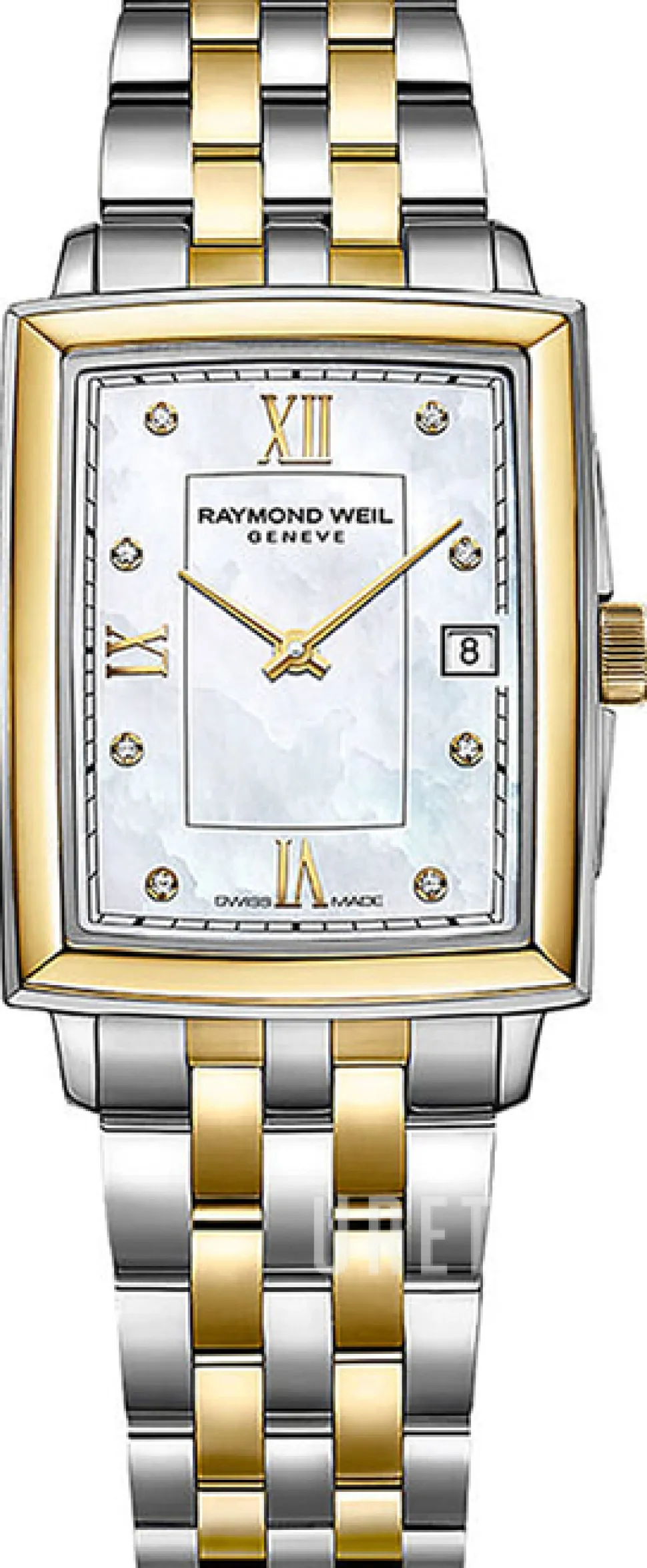 Toccata Vit/Gulguldtonat stål