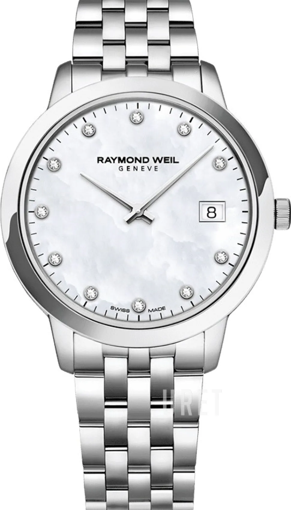 Toccata Vit/Stål Ø34 mm