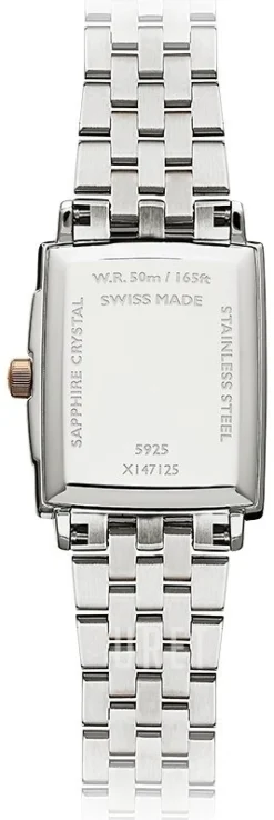 Toccata Vit/Stål 22.6x28.1 mm