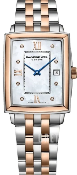 Toccata Vit/Stål 22.6x28.1 mm