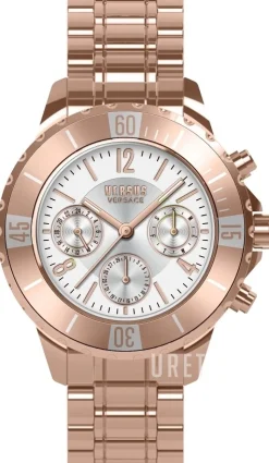 Tokyo Chrono Silverfärgad/Roséguldstonat stål Ø44 mm