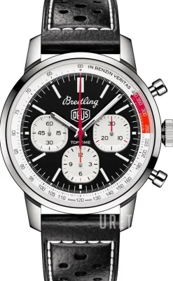 Top Time Deus Svart/Läder Ø41 mm