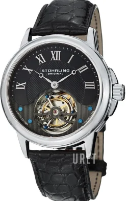 Tourbillon Svart/Läder Ø42 mm