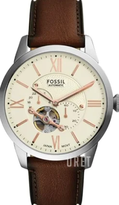 Townsman Beige/Läder Ø44 mm