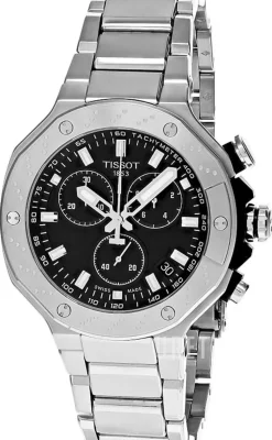 T-Race Svart/Stål Ø45 mm