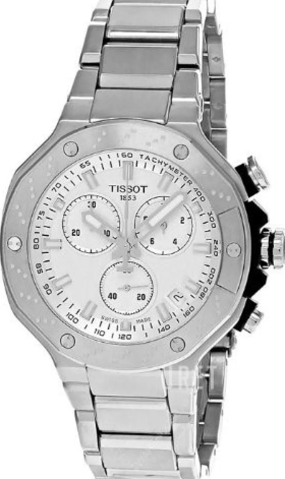 T-Race Vit/Stål Ø45 mm