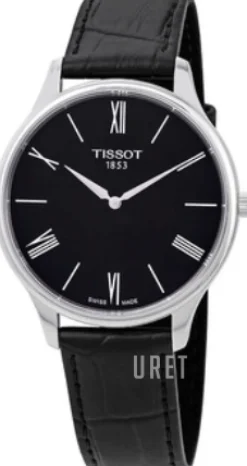 Tradition Svart/Läder Ø39 mm