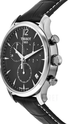 Tradition Svart/Läder Ø42 mm