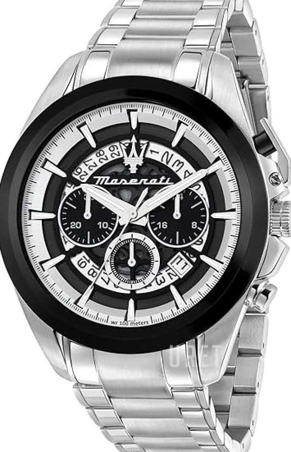 Traguardo Svart/Stål Ø45 mm