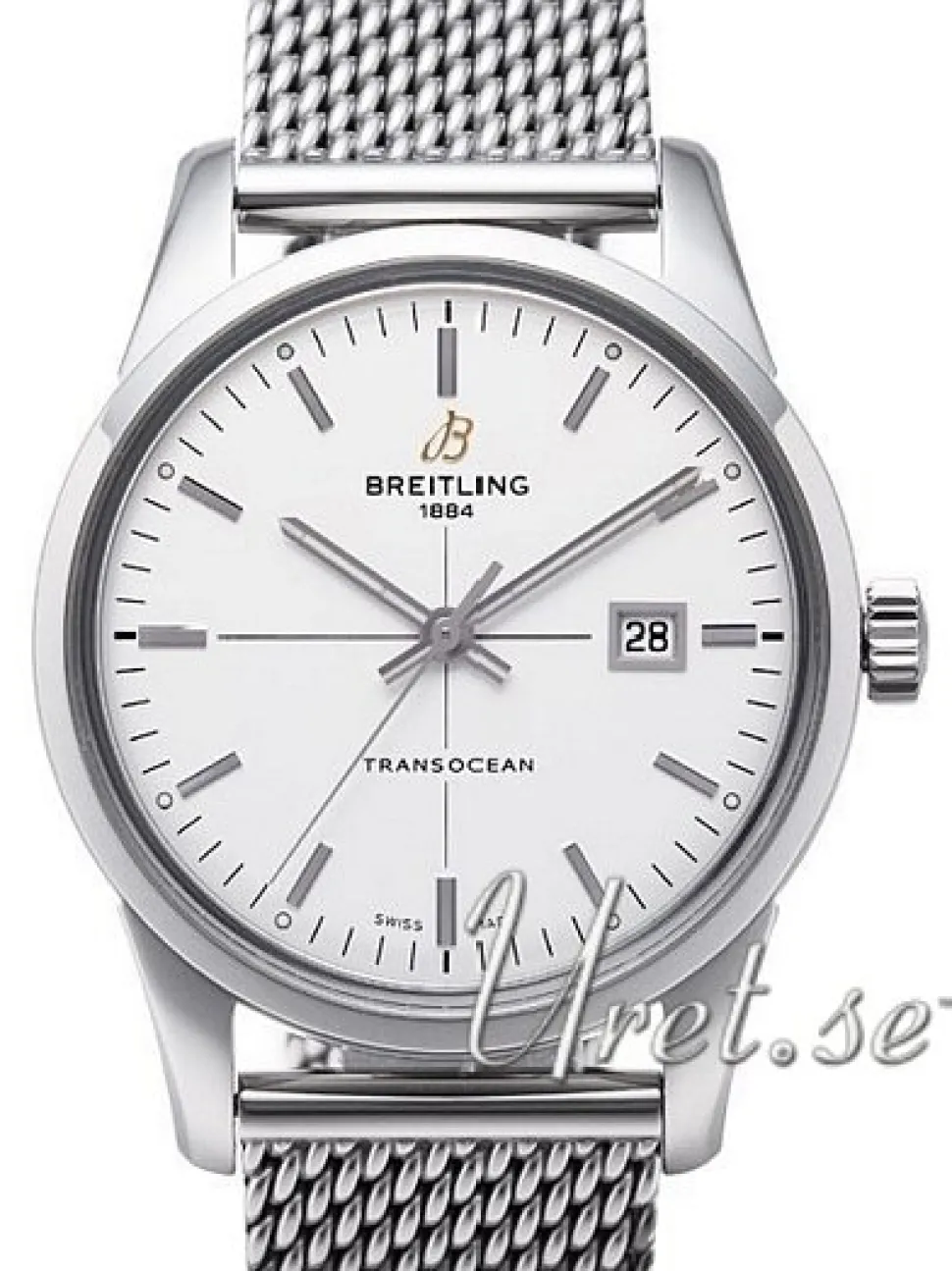 Transocean Vit/Stål Ø43 mm