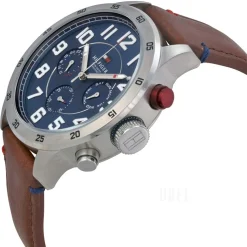 Trent Blå/Läder Ø46 mm