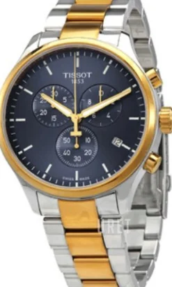 T-Sport Blå/Gulguldtonat stål Ø45 mm