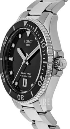 T-sport Seastar Svart/Stål Ø40 mm