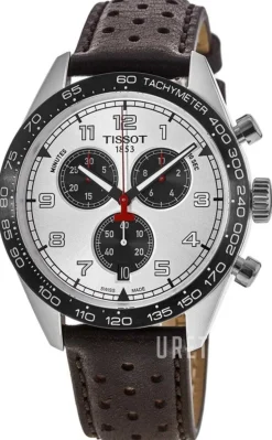 T-Sport Silverfärgad/Läder Ø45 mm