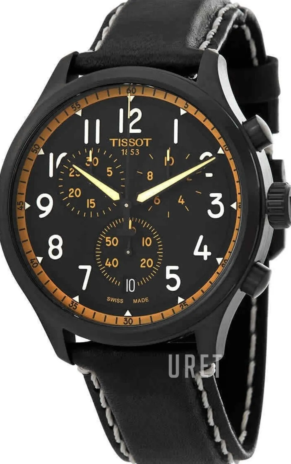 T-Sport Svart/Läder Ø45 mm