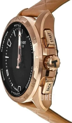 T-Touch Svart/Läder Ø47.5 mm